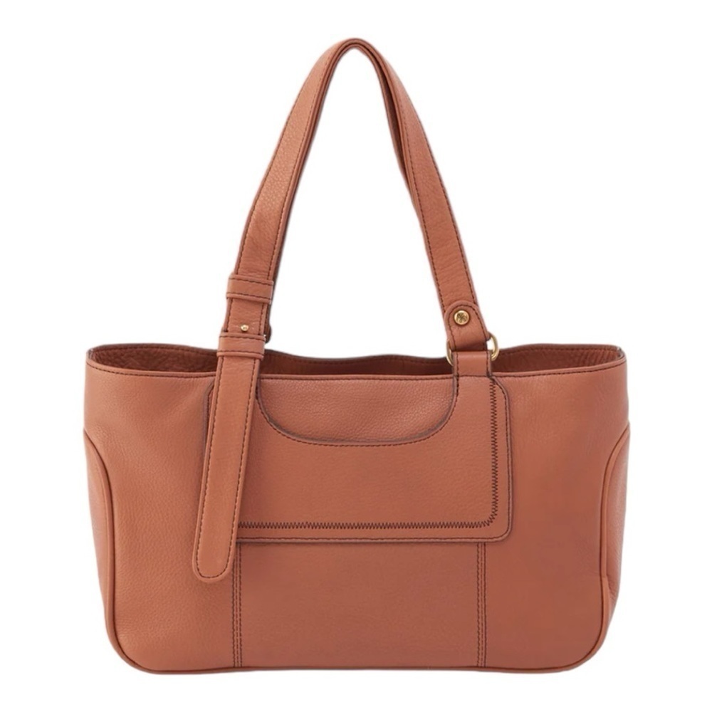 HOBO (NWT) Genuine Pebbled Leather, Autry Satchel in Cashew - Picture 2 of 8